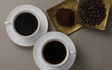 【椿屋珈琲】木樽入り珈琲セット(豆のまま)【kt093-001-2】