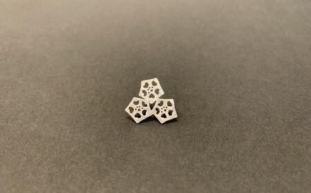 オクラ-パッド　ピンブローチ（銀）【kt059-002-2】