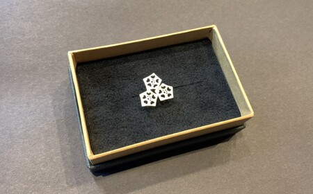 オクラ-パッド　ピンブローチ（銀）【kt059-002-2】