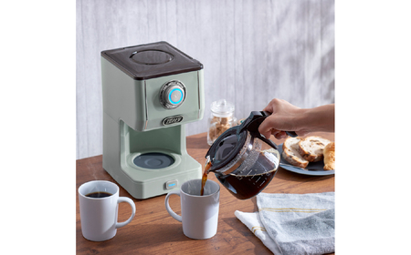 Toffy アロマドリップコーヒーメーカーK-CM5　カラー：グレージュ 【kt072-011-2】