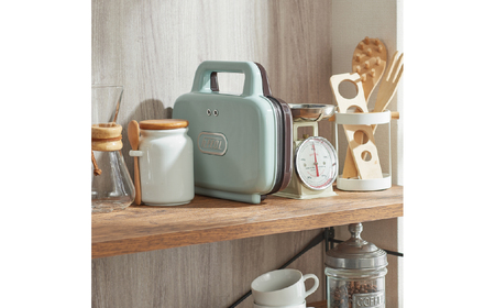 Toffy ホットサンドメーカーK-HS4　カラー：アッシュホワイト 【kt072-015-2】