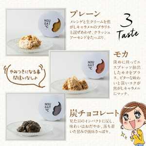 東京・新食感スイーツ！NOUGAT℃～ヌガードカップ3種set