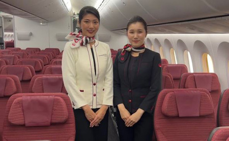 飛行機 【2月21日(土)開催】JAL 客室乗務員 体験プログラム 1名様 体験チケット 食事