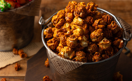 3個セット】とにかく濃い！二度漬け！キャラメルポップコーン！×1＆