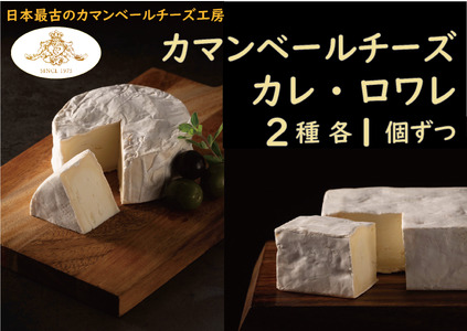 カマンベールチーズ 2個セット（カレ＋ロワレ） クレイル特製 カマンベール チーズ 乳製品 食べ比べ 詰め合わせ ※沖縄・離島配送不可