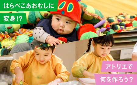 PLAY! PARK ERIC CARLE 入場チケット 2枚（大人2名・子ども2名 計4名様分）体験 チケット 入場券 入場チケット 遊び場 アスレチック アトリエ ギフト プレゼント 贈り物 ご褒美_0067-002-se6