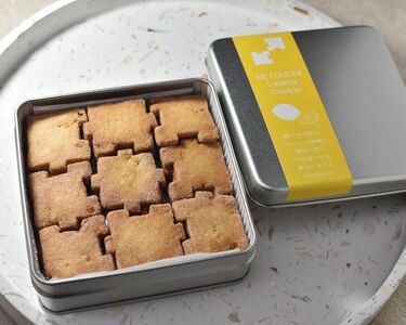 FRUCTUS クッキー缶 2種セット [レモン／ココヤシ]スイーツ 洋菓子 焼き菓子 クッキー 缶入り クッキー缶 レモン ココナッツ セット 人気 焼き菓子詰合せ ギフト プレゼント 贈り物 おすそ分け _0066-002-se6