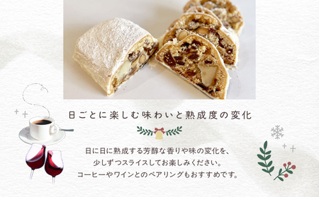 ＜2026年12月発送＞salut!! Xmasシュトーレン【スイーツ 洋菓子 ケーキ おすすめ ラム酒 ドライフルーツ ナッツ デザート パン ギフト 贈り物】_0026-001-se5-12