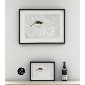 アート作品「フキナガシフウチョウ」（小） 【169006】 絵画 ｲﾝﾃﾘｱ ｱｰﾄ