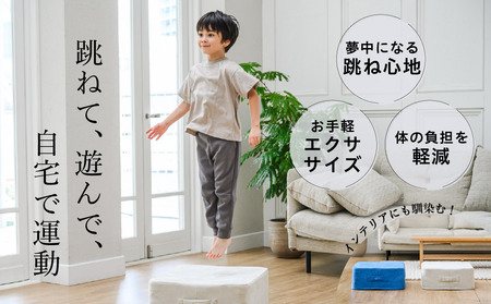 uFit Trampoline【グレージュ】 【136011-1】 家庭用ﾄﾗﾝﾎﾟﾘﾝ ｴｸｻｻｲｽﾞ 運動習慣 高反発 高弾力 体幹 有酸素運動 筋ﾄﾚ 静音設計 ｸｯｼｮﾝ