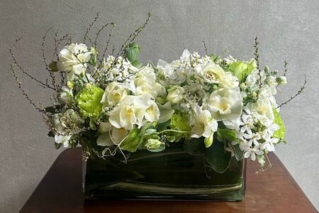 「MAKOTO OKUDOMI」オーダーメイドフラワーアレンジ 【197002】