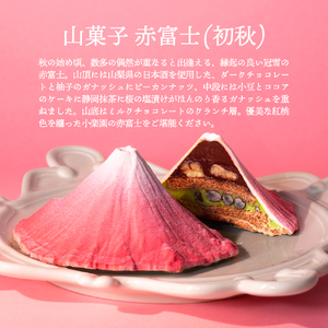 山菓子　【富士山2点セット　青富士（春）/ 赤富士（初秋）】 【196003】