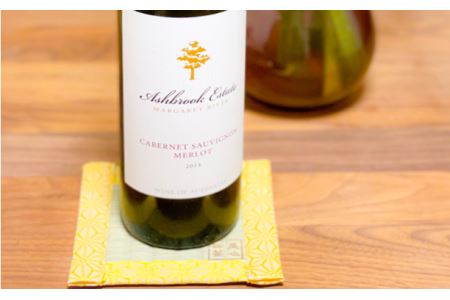 美心禅茶シリーズ畳コースター2枚セット（水色・ピンク）