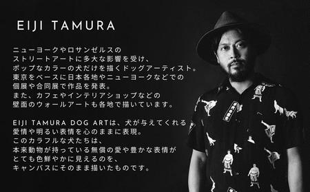 愛犬アート F30号 EIJI TAMURA DOG ART【フルオーダーメイド絵画 