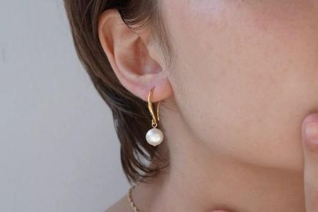 [Cherieオリジナルピアス]pearl hook pierce