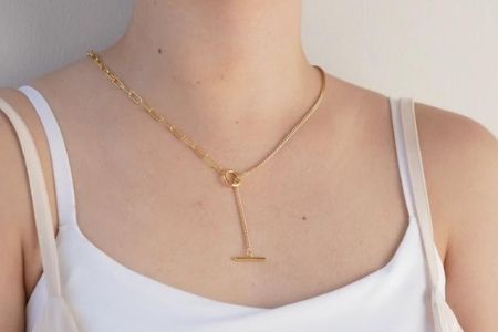 【LENERAオリジナルネックレス】shine through necklace (curve)