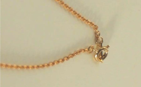 【LENERAオリジナルネックレス】bumy necklace / 14kgf（37cm）