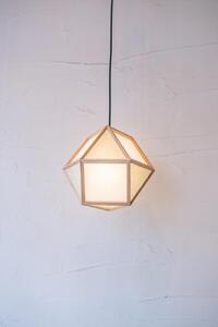 【照明/国産杉】ペンダントライト『的S mato-S』 白×銀鼠 AP830-B