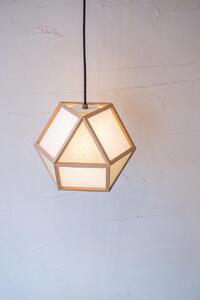 【照明/国産杉】ペンダントライト『的S mato-S』 白×銀鼠 AP830-B