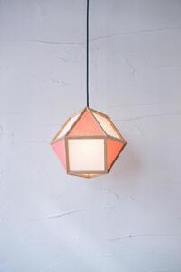 【照明/国産杉】ペンダントライト『的S mato-S』 白×緋 AP830-C