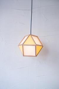 【照明/国産杉】ペンダントライト『的S mato-S』 白×山吹 AP830-E