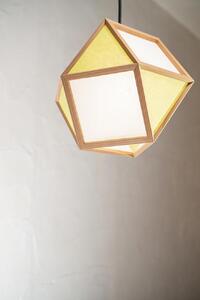 【照明/国産杉】ペンダントライト『的S mato-S』 白×萌葱 AP830-F