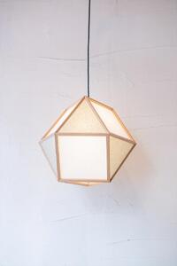 【照明/国産杉】ペンダントライト『的L mato-L』 白×銀鼠 AP831-B