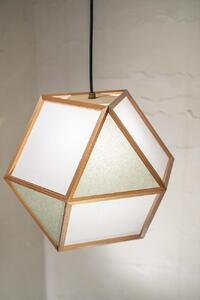 【照明/国産杉】ペンダントライト『的L mato-L』 白×銀鼠 AP831-B