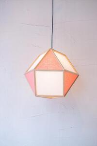 【照明/国産杉】ペンダントライト『的L mato-L』 白×緋 AP831-C