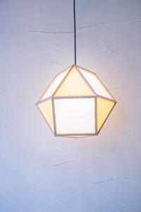 【照明/国産杉】ペンダントライト『的L mato-L』 白×山吹 AP831-E