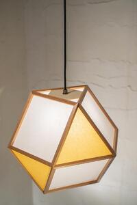 【照明/国産杉】ペンダントライト『的L mato-L』 白×山吹 AP831-E