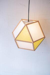 【照明/国産杉】ペンダントライト『的L mato-L』 白×萌葱 AP831-F