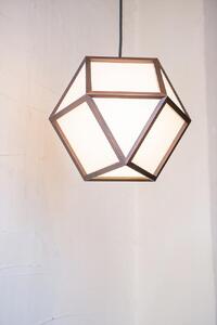 【照明/国産杉】ペンダントライト『的S mato-S』 ブラウン塗装 AP828