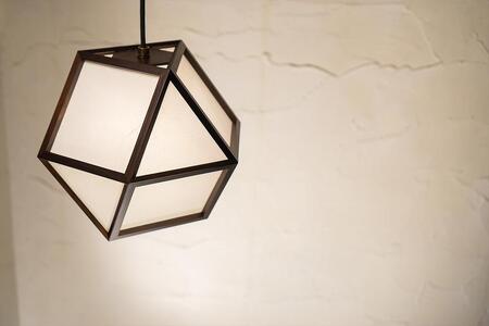 【照明/国産杉】ペンダントライト『的S mato-S』 ブラウン塗装 AP828