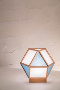 【照明/国産杉】スタンドライト『的 mato』 白×藍 A522-D