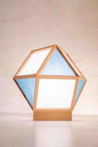 【照明/国産杉】スタンドライト『的 mato』 白×藍 A522-D