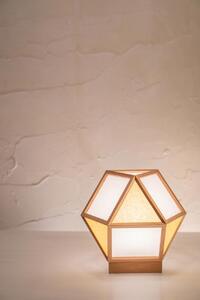 【照明/国産杉】スタンドライト『的 mato』 白×山吹 A522-E