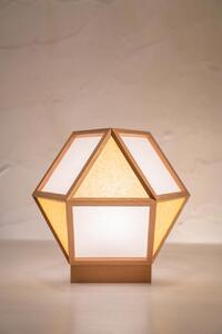 【照明/国産杉】スタンドライト『的 mato』 白×山吹 A522-E