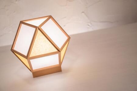 【照明/国産杉】スタンドライト『的 mato』 白×山吹 A522-E