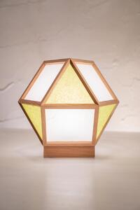 【照明/国産杉】スタンドライト『的 mato』 白×萌葱 A522-F