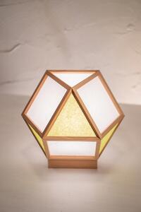 【照明/国産杉】スタンドライト『的 mato』 白×萌葱 A522-F