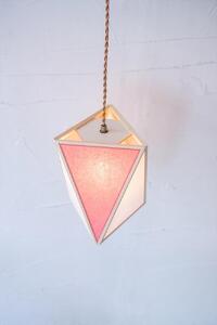 【照明/国産檜】ペンダントライト『彩 sai』 白×緋 AP837-C