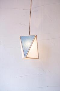 【照明/国産檜】ペンダントライト『彩 sai』 白×藍 AP837-D