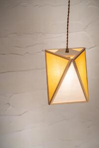 【照明/国産檜】ペンダントライト『彩 sai』 白×山吹 AP837-E