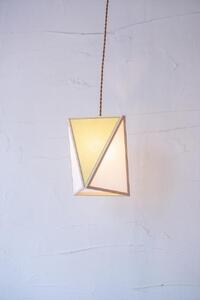 【照明/国産檜】ペンダントライト『彩 sai』 白×萌葱 AP837-F