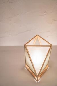 【照明/国産檜】スタンドライト『彩 sai』 白×銀鼠 A527-B