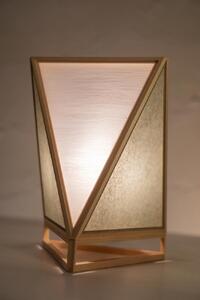 【照明/国産檜】スタンドライト『彩 sai』 白×銀鼠 A527-B