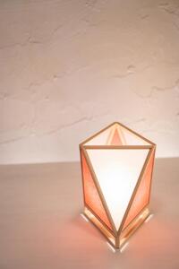 【照明/国産檜】スタンドライト『彩 sai』 白×緋 A527-C