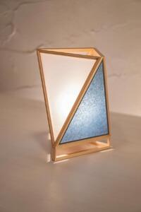 【照明/国産檜】スタンドライト『彩 sai』 白×藍 A527-D