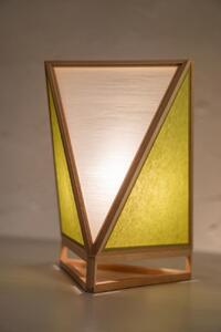 【照明/国産檜】スタンドライト『彩 sai』 白×萌葱 A527-F